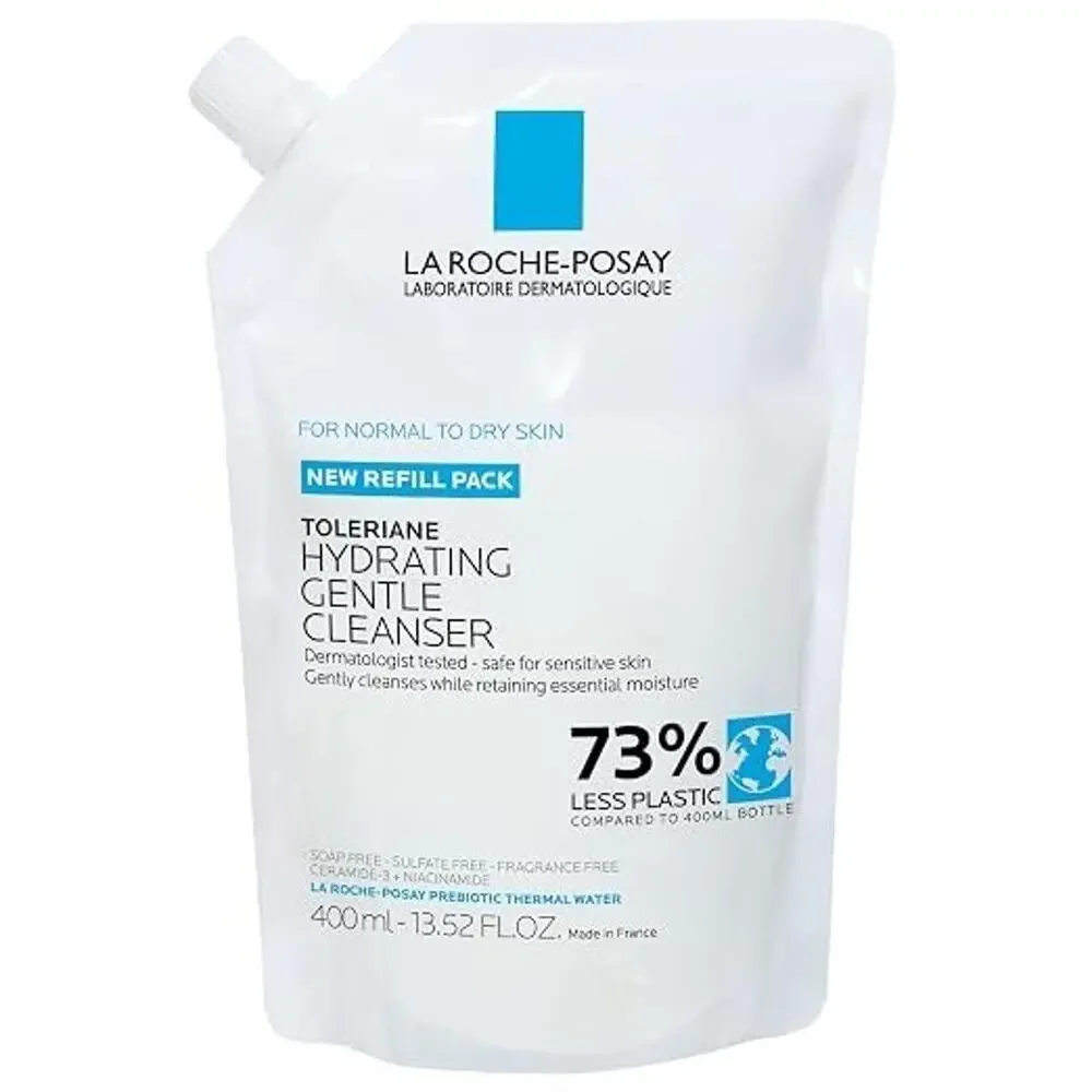 La Roche-Posay Toleriane Cleanser Refill Duo 400ml 13.52oz 2 Pack